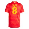 Spanien Fabian Ruiz 8 Hjemme EM 2024 - Fodboldtrøjer (S/S)
